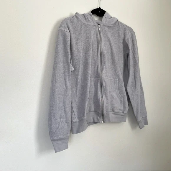 Soft Serve Clothing | Gray Zip-Up Hoodie Sweatshirt | Size Small - Picture 2 of 10